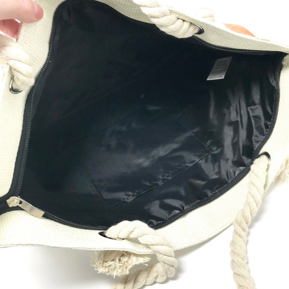 Rose Gold Metallic Leopard Tote - Picture 7 of 8